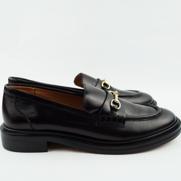 New MADEWELL Size 9 The Vernon Bit Hardware Loafer Leather Black $158 NN868 - Picture 9 of 10